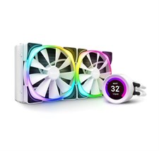 NZXT Kraken Z63 RGB 280mm AIO Liquid Cooler with LCD Display - White