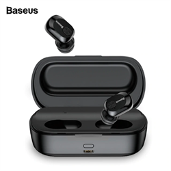 Baseus Tws W01 Bluetooth Earphone With Charging Case 5.0 Wireless Bluetooth