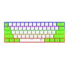 T-DAGGER Arena 61% Mechanical Gaming Keyboard - Green/White T-TGK321 