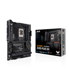 ASUS TUF Gaming Z690-Plus D4 Intel® Z690 LGA 1700 13th & 12th Gen ATX Gaming Motherboard