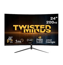 Twisted Minds TM24RFA 23.8" FHD 200Hz 1ms Curved Gaming Monitor