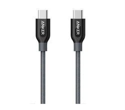 Anker PowerLine + USB-C to USB-C 2.0 Cable 3FT - Gray