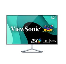 ViewSonic VX3276-2K-MHD 32" WQHD IPS Monitor with a Stylish Ultra-Slim Frameless Design
