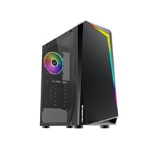 Xigmatek VORTEX ARGB ATX Mid Tower Gaming Computer Case With 1 x Sync XCR120 RGB Fan Pre-Installed