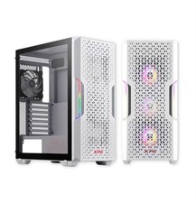 XPG STARKER AIR ATX Mid-Tower PC Computer Case with Front Mesh Panel and ARGB Light strips - White