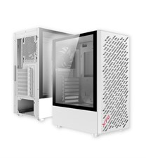 XPG VALOR AIR ATX Mid Tower Computer Case - White Includes 4 VENTO 120 Fans