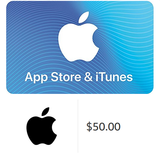 $50 App Store & iTunes Gift Cards - [US Region Instant Digital Code] Email  Delivery